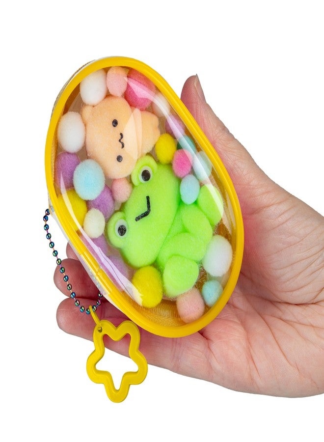The Orb Factory ORB Tabalicious Gacha Pouch TABA Squishy Keychain Charms - Frog and Bear Gachapon TABA Squishies with Pouch - Soft, Sticky Collectible TABA Fidget Stress Ball Toys for Kids, Backpacks, Keys, More - Image 1